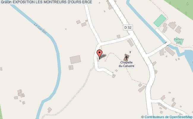 plan Exposition Les Montreurs D'ours Erce ERCE