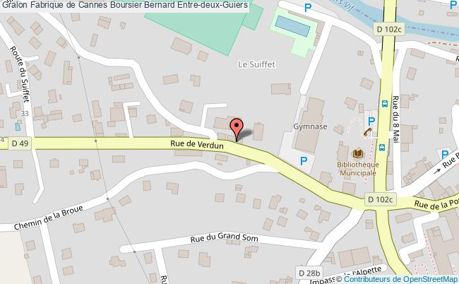 plan Fabrique De Cannes Boursier Bernard Entre-deux-guiers Entre-deux-Guiers