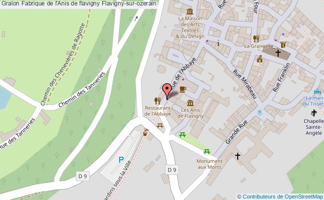 plan Fabrique De L'anis De Flavigny Flavigny-sur-ozerain Flavigny-sur-ozerain