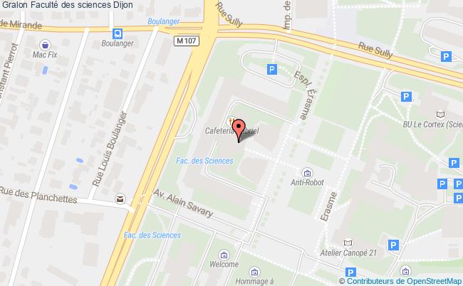 plan Faculté Des Sciences Dijon Dijon