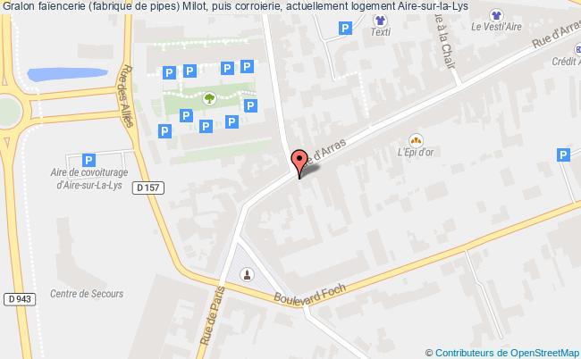 faïencerie (fabrique de pipes) Milot, puis corroierie, actuellement logement