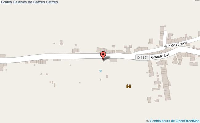 plan Falaises De Saffres Saffres Saffres