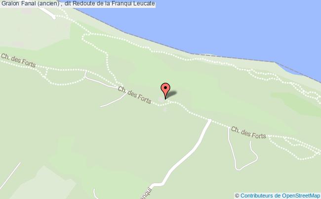 plan Fanal (ancien) , Dit Redoute De La Franqui Leucate Leucate