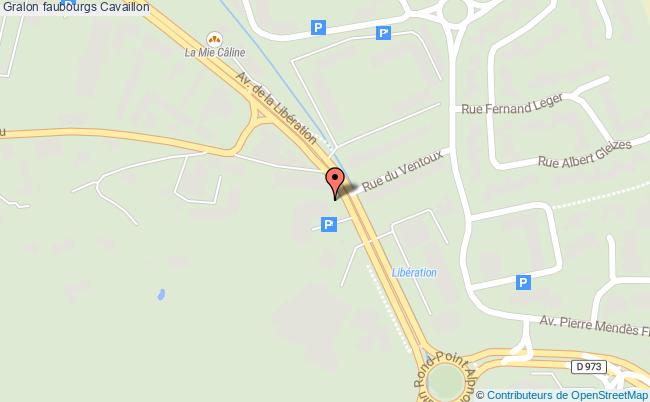 plan Faubourgs Cavaillon Cavaillon