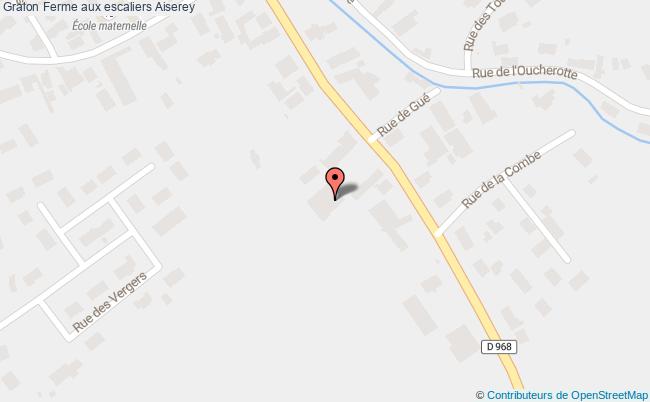 plan Ferme Aux Escaliers Aiserey Aiserey