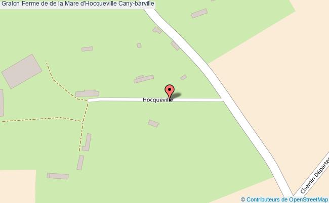 plan Ferme De De La Mare D'hocqueville Cany-barville Cany-barville