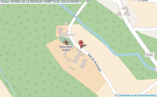 plan Ferme De La Berque Nampteuil-sous-muret NAMPTEUIL-SOUS-MURET