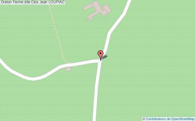 plan Ferme Dite Clos Jean Loupiac LOUPIAC