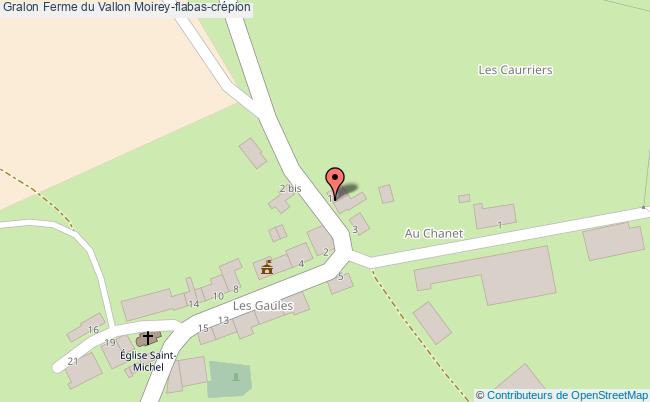 plan Ferme Du Vallon Moirey-flabas-crépion Moirey-flabas-crépion