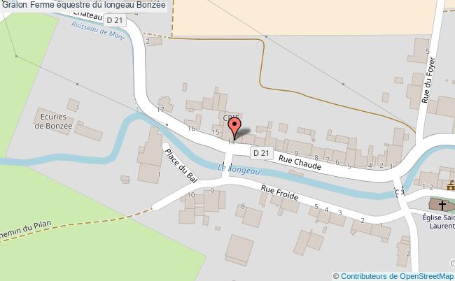 plan Ferme équestre Du Longeau Bonzée Bonzée