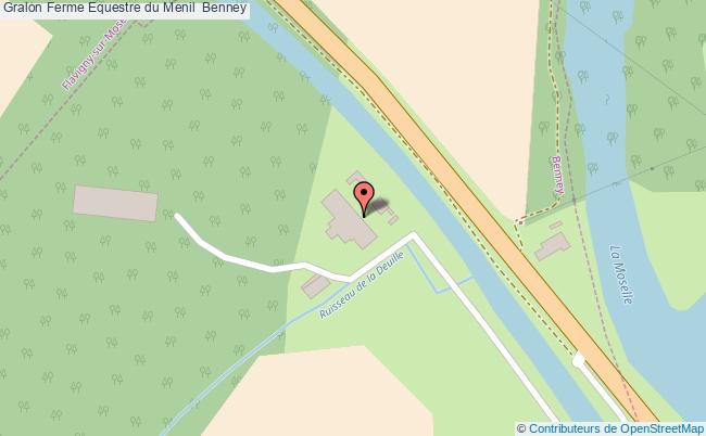 plan Ferme Equestre Du Menil  Benney Benney