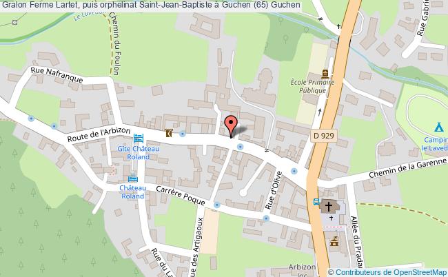 plan Ferme Lartet, Puis Orphelinat Saint-jean-baptiste à Guchen (65) Guchen Guchen