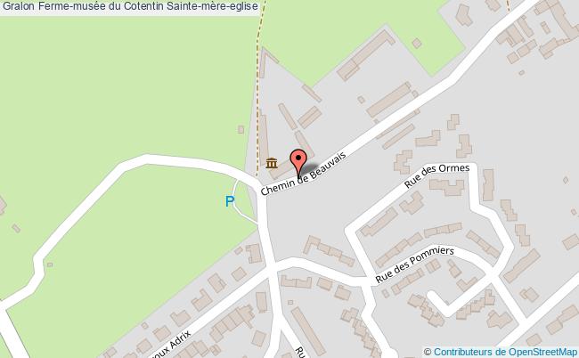 plan Ferme-musée Du Cotentin Sainte-mère-eglise Sainte-mère-eglise