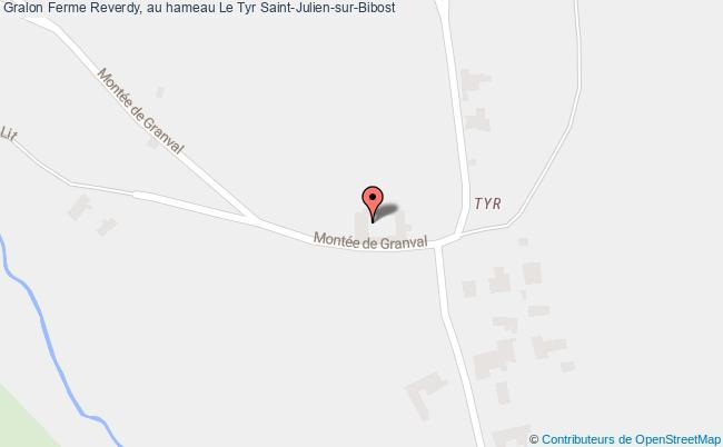 plan Ferme Reverdy, Au Hameau Le Tyr Saint-julien-sur-bibost Saint-Julien-sur-Bibost