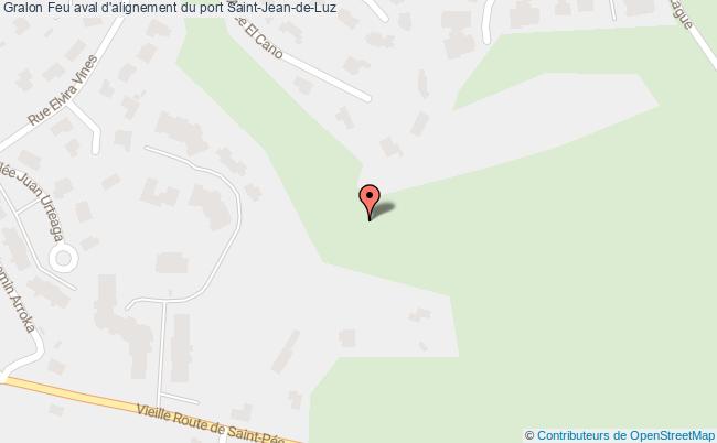 plan Feu Aval D'alignement Du Port Saint-jean-de-luz Saint-Jean-de-Luz