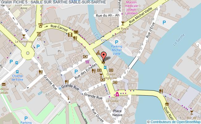 plan Fiche 5 : Sable Sur Sarthe Sable-sur-sarthe SABLE-SUR-SARTHE