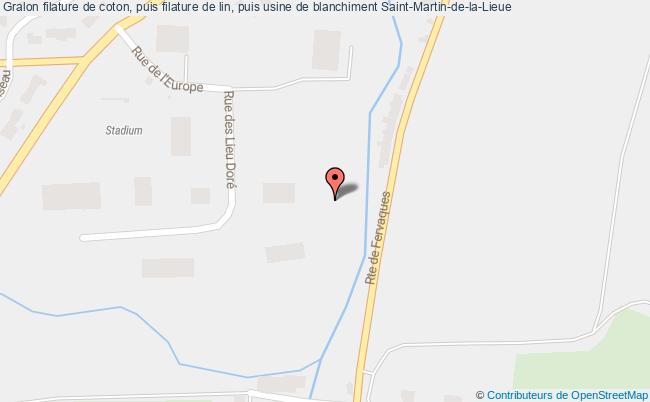 plan Filature De Coton, Puis Filature De Lin, Puis Usine De Blanchiment Saint-martin-de-la-lieue Saint-Martin-de-la-Lieue