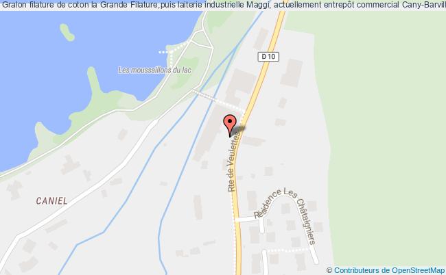 filature de coton la Grande Filature,puis laiterie industrielle Maggi, actuellement entrepôt commercial