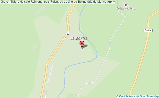 filature de soie Raimond, puis Pelon, puis usine de Bonneterie du Monna