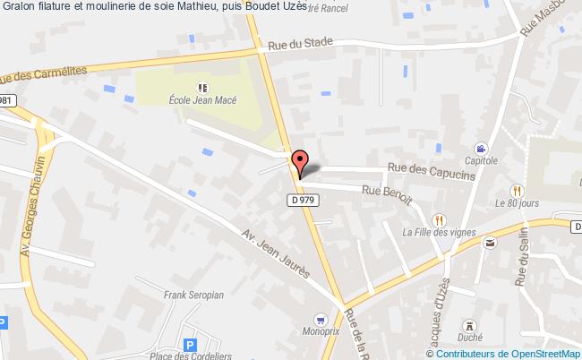 filature et moulinerie de soie Mathieu, puis Boudet