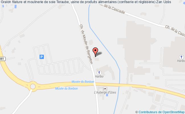 filature et moulinerie de soie Teraube, usine de produits alimentaires (confiserie et réglisserie) Zan