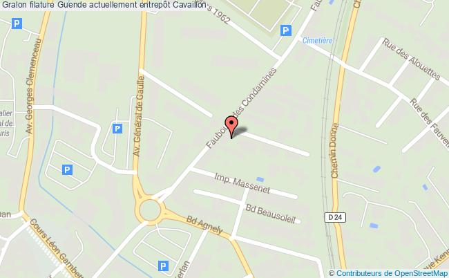 plan Filature Guende Actuellement Entrepôt Cavaillon Cavaillon