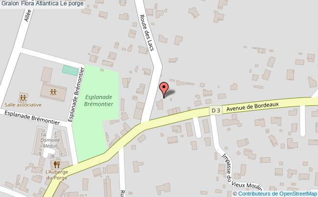 plan Flora Atlantica Le Porge Le porge