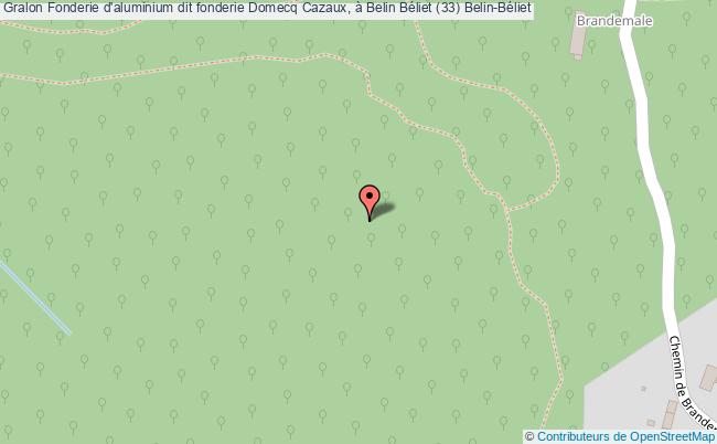 Fonderie d'aluminium dit fonderie Domecq Cazaux, à Belin Béliet (33)