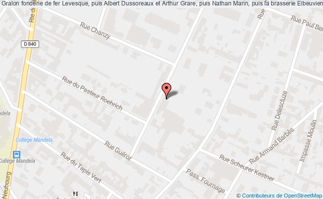 plan Fonderie De Fer Levesque, Puis Albert Dussoreaux Et Arthur Grare, Puis Nathan Marin, Puis La Brasserie Elbeuvienne S. A., Puis Brasserie De La Meuse S. A. Caudebec-lès-elbeuf Caudebec-lès-Elbeuf