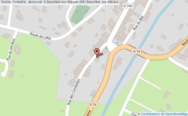 Fontaine, abreuvoir à Bazoilles-sur-Meuse (88)