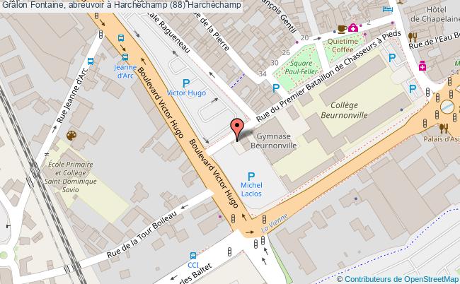 Fontaine, abreuvoir à Harchéchamp (88)