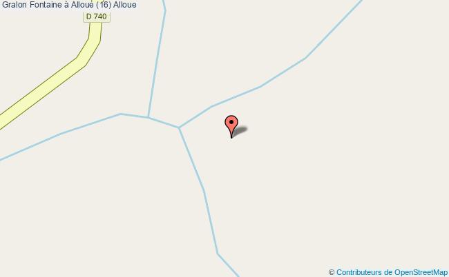 plan Fontaine à Alloue (16) Alloue Alloue