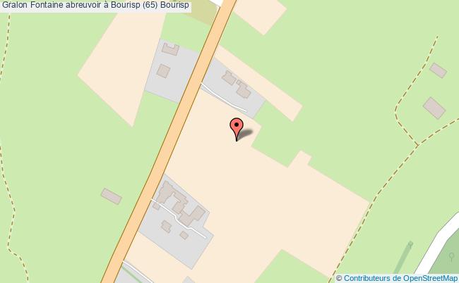 plan Fontaine Abreuvoir à Bourisp (65) Bourisp Bourisp