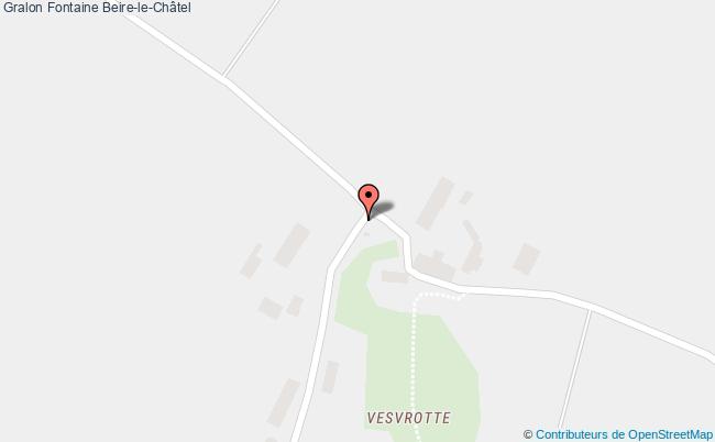 plan Fontaine Beire-le-châtel Beire-le-Châtel