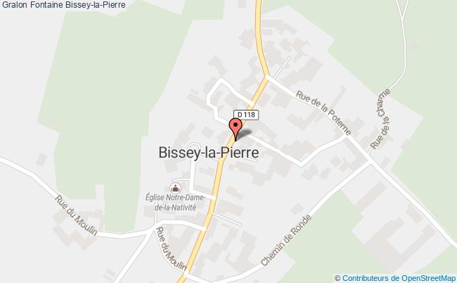 plan Fontaine Bissey-la-pierre Bissey-la-Pierre