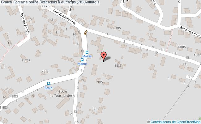 plan Fontaine Borne Rothschild à Auffargis (78) Auffargis Auffargis