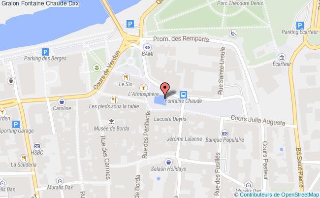 plan Fontaine Chaude Dax Dax