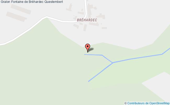 plan Fontaine De Bréhardec Questembert Questembert