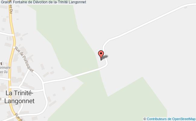 plan Fontaine De Dévotion De La-trinité Langonnet Langonnet