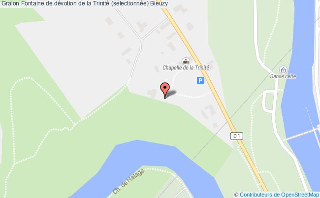 plan Fontaine De Dévotion De La Trinité (sélectionnée) Bieuzy Bieuzy