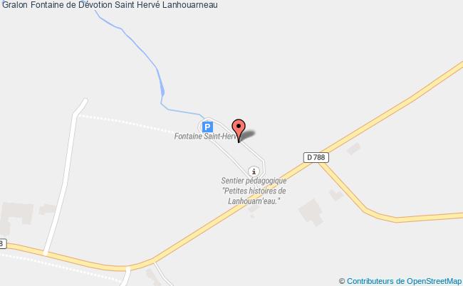 plan Fontaine De Dévotion Saint Hervé Lanhouarneau Lanhouarneau