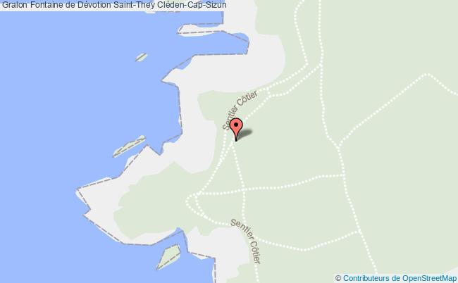 plan Fontaine De Dévotion Saint-they Cléden-cap-sizun Cléden-Cap-Sizun