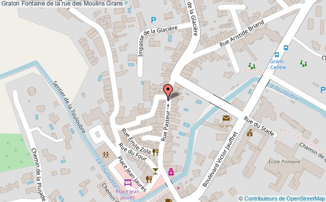 Fontaine de la rue des Moulins