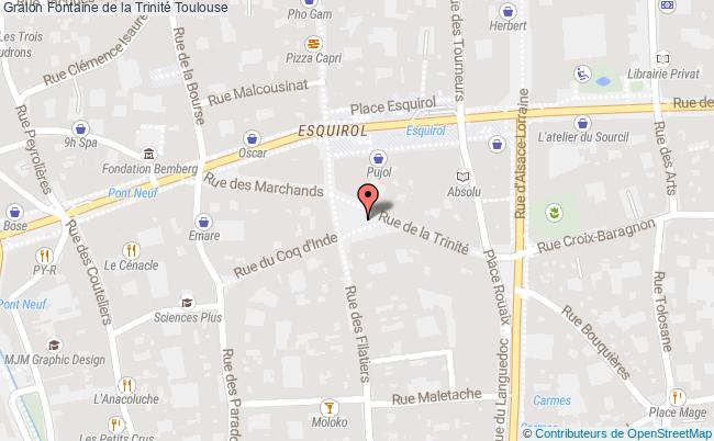 plan Fontaine De La Trinité Toulouse Toulouse