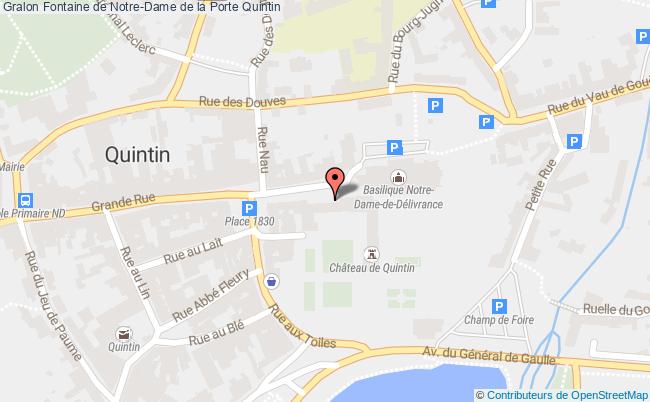 plan Fontaine De Notre-dame De La Porte Quintin Quintin