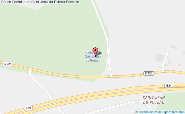 plan Fontaine De Saint-jean-du-poteau Plumelin Plumelin