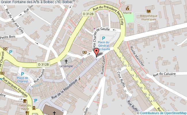 Fontaine des Arts à Bolbec (76)