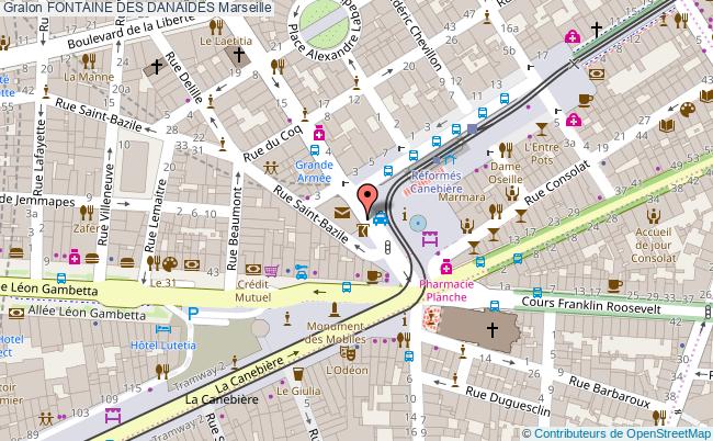plan Fontaine Des DanaÏdes Marseille Marseille