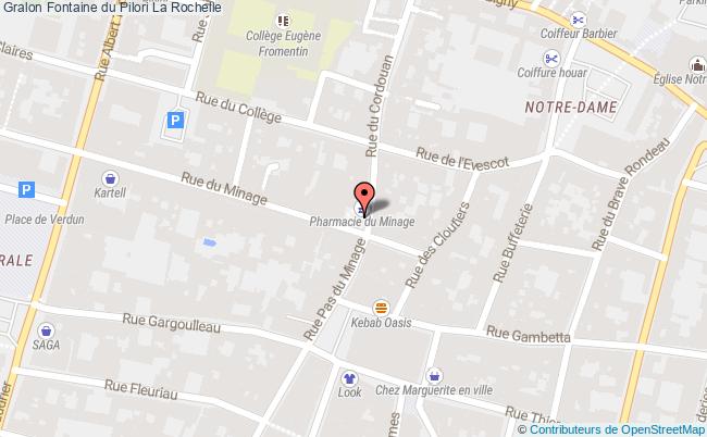 plan Fontaine Du Pilori La Rochelle La Rochelle