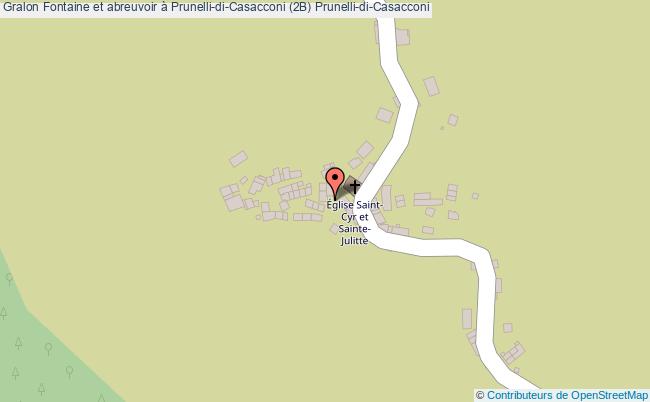 plan Fontaine Et Abreuvoir à Prunelli-di-casacconi (2b) Prunelli-di-casacconi Prunelli-di-Casacconi
